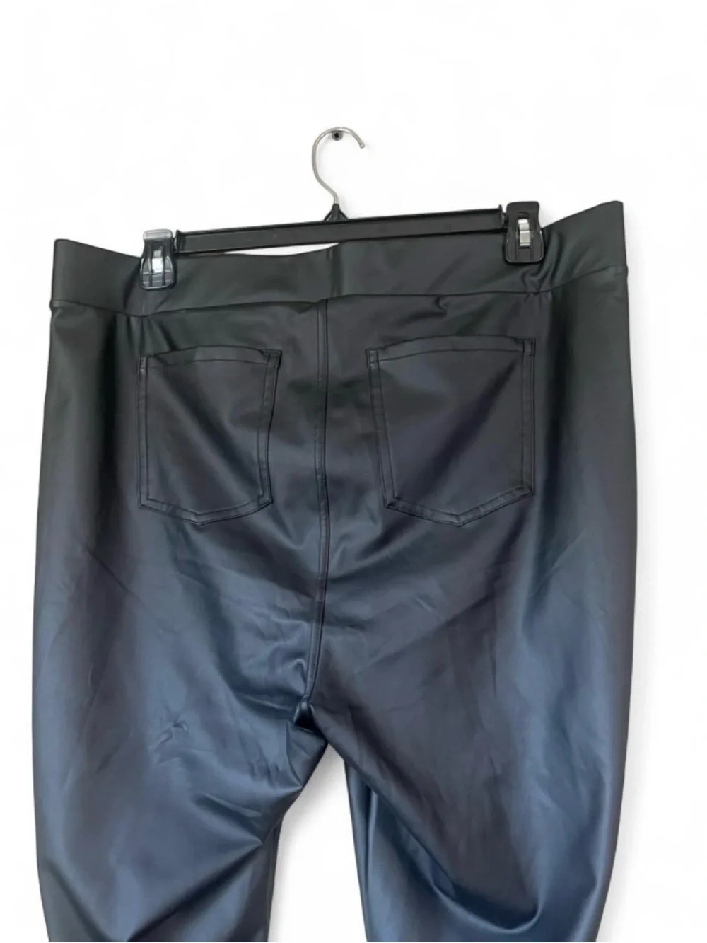 Torrid Pants Sz 3XL Full Signature Waist +  Pocket Faux Leather Leggings Casual